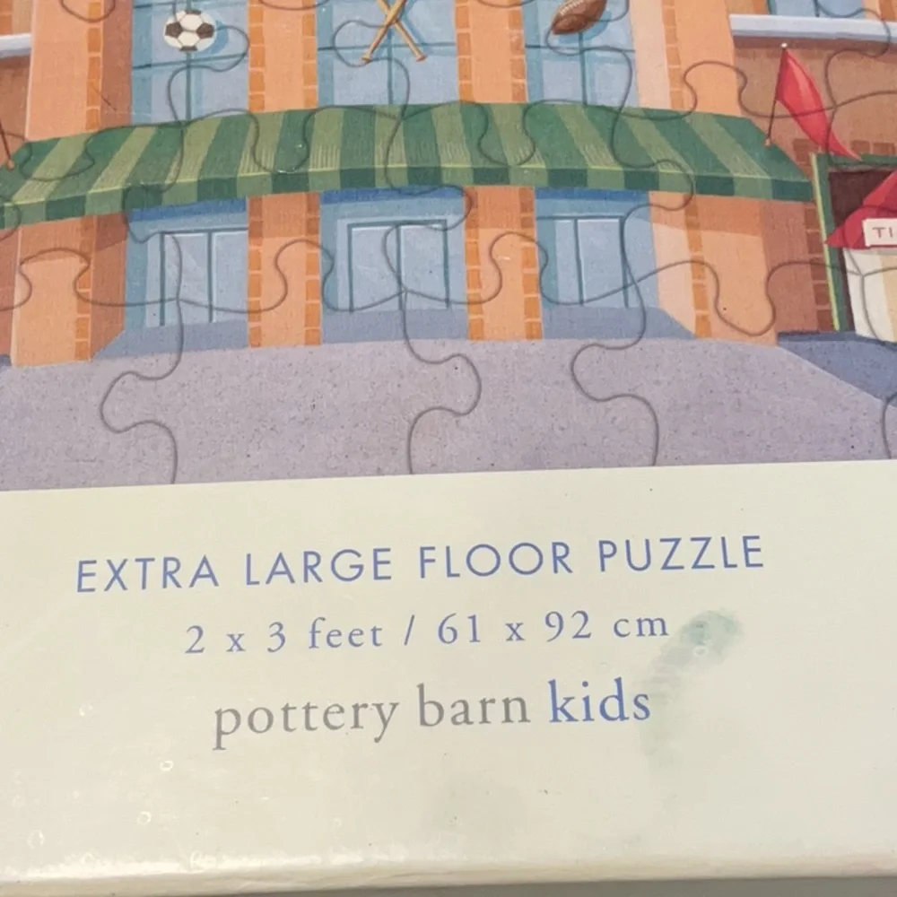 Pottery Barn All Star Field sports floor puzzle